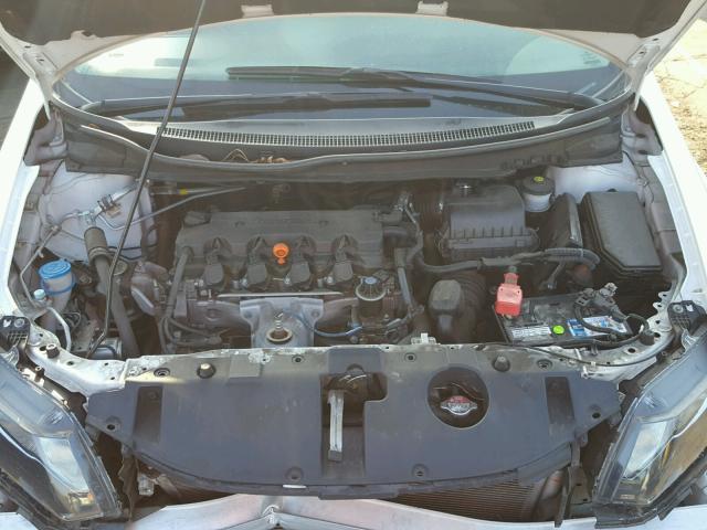 19XFB2F90EE250102 - 2014 HONDA CIVIC EXL WHITE photo 7