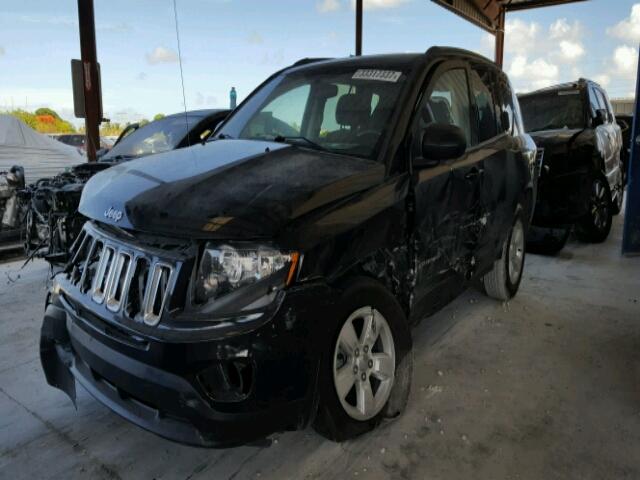 1C4NJCBA3ED843815 - 2014 JEEP COMPASS SP BLACK photo 2