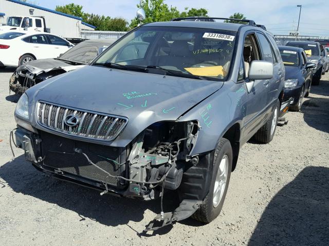 JTJGF10U510115679 - 2001 LEXUS RX 300 GRAY photo 2