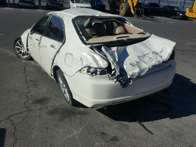 JH4CL96836C002580 - 2006 ACURA TSX WHITE photo 3