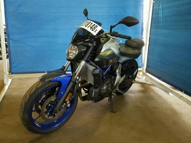 JYARM06EXGA005978 - 2016 YAMAHA FZ07 BLUE photo 2