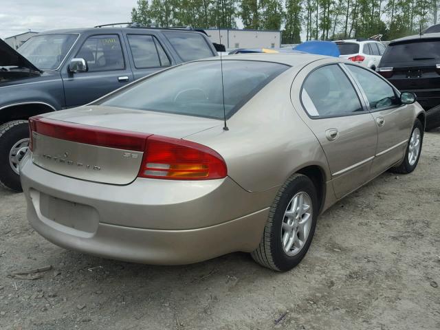 2B3HD46R94H639291 - 2004 DODGE INTREPID S GOLD photo 4