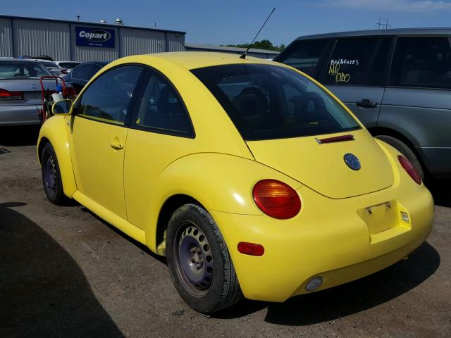 3VWCK21C52M422063 - 2002 VOLKSWAGEN NEW BEETLE ყვითელი ფოტო 3