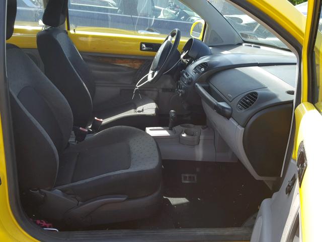3VWCK21C52M422063 - 2002 VOLKSWAGEN NEW BEETLE ყვითელი ფოტო 5