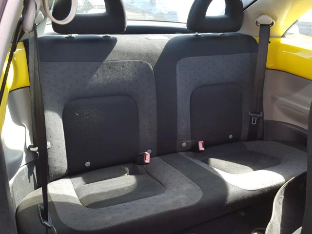 3VWCK21C52M422063 - 2002 VOLKSWAGEN NEW BEETLE ყვითელი ფოტო 6