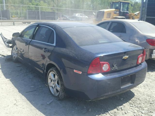1G1ZA5EU7CF280328 - 2012 CHEVROLET MALIBU LS BLUE photo 3