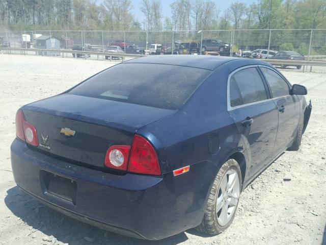 1G1ZA5EU7CF280328 - 2012 CHEVROLET MALIBU LS BLUE photo 4