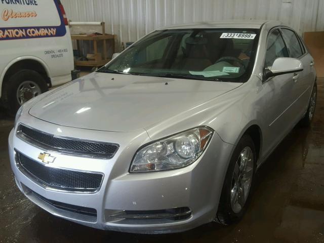 1G1ZC5EB5AF162204 - 2010 CHEVROLET MALIBU 1LT 银色 照片 2