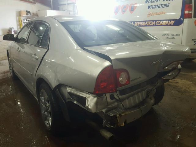 1G1ZC5EB5AF162204 - 2010 CHEVROLET MALIBU 1LT 银色 照片 3