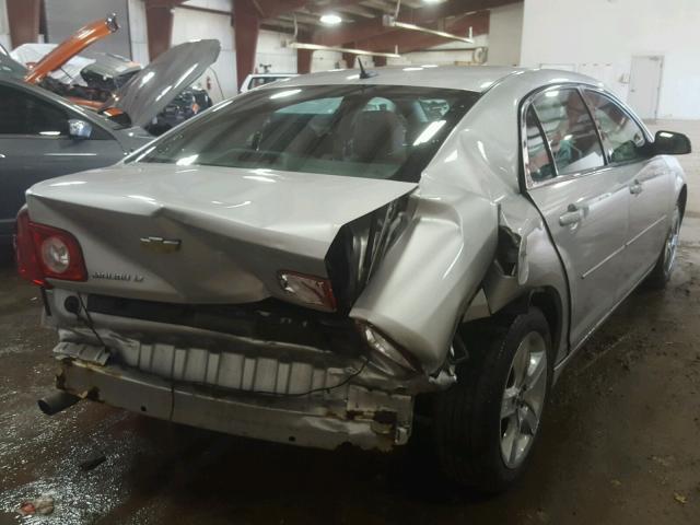 1G1ZC5EB5AF162204 - 2010 CHEVROLET MALIBU 1LT 银色 照片 4