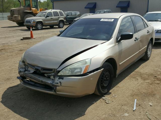 1HGCM56135A054619 - 2005 HONDA ACCORD DX GOLD photo 2