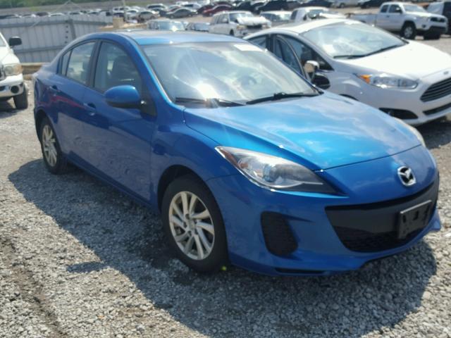 JM1BL1W70C1647846 - 2012 MAZDA 3 I BLUE photo 1