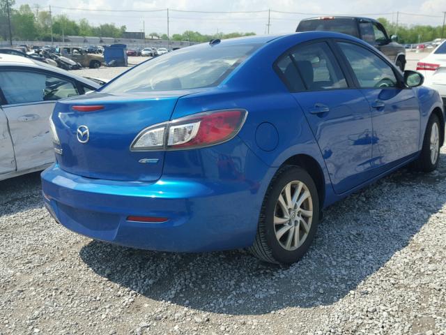 JM1BL1W70C1647846 - 2012 MAZDA 3 I BLUE photo 4