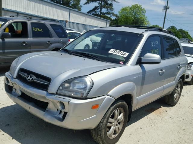 KM8JN72D07U506280 - 2007 HYUNDAI TUCSON SE SILVER photo 2