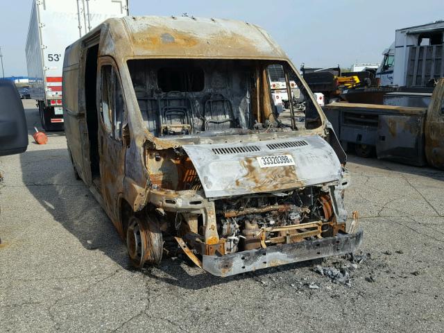 3C6TRVDG5EE104321 - 2014 RAM PROMASTER 烧焦的 照片 1