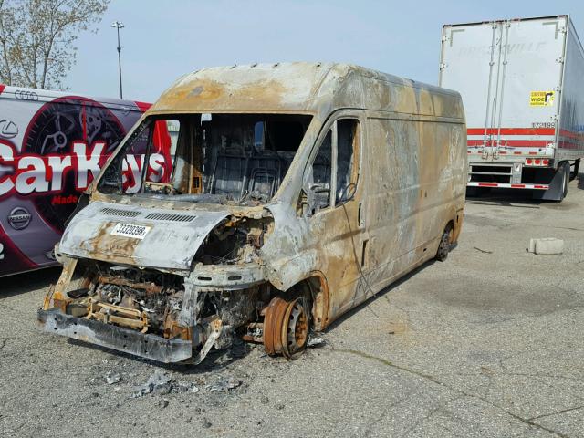 3C6TRVDG5EE104321 - 2014 RAM PROMASTER 烧焦的 照片 2