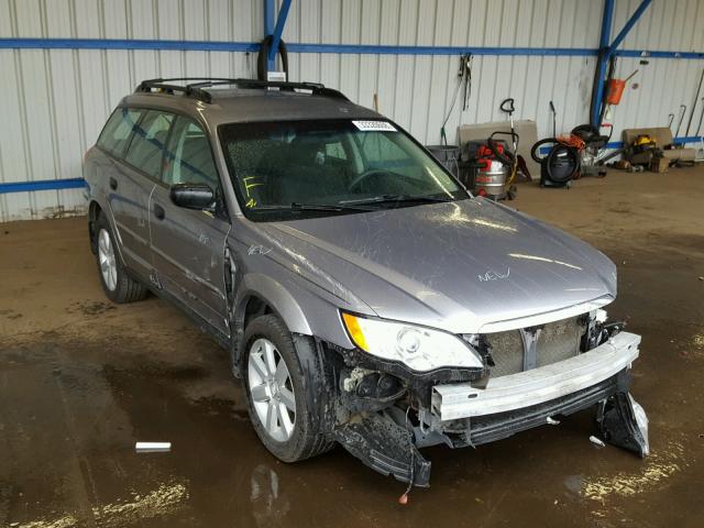 4S4BP61C297318217 - 2009 SUBARU OUTBACK 2. GRAY photo 1