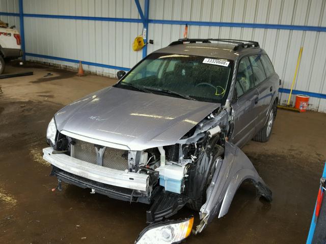 4S4BP61C297318217 - 2009 SUBARU OUTBACK 2. GRAY photo 2