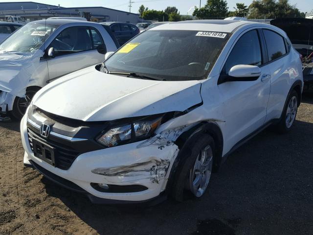 3CZRU5G52GM731685 - 2016 HONDA HR-V EX WHITE photo 2