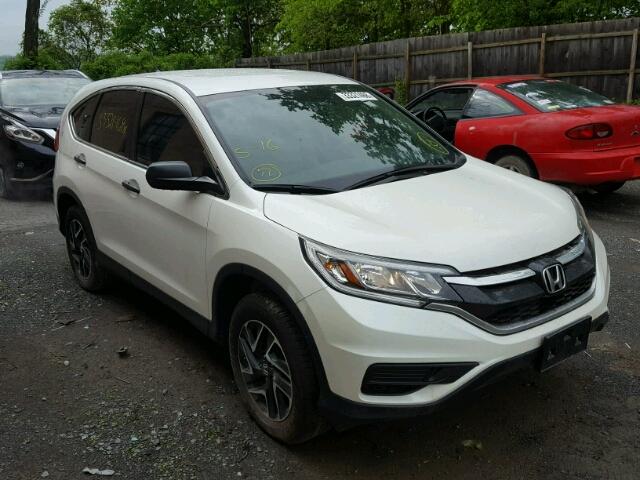 5J6RM3H41GL006302 - 2016 HONDA CR-V SE WHITE photo 1