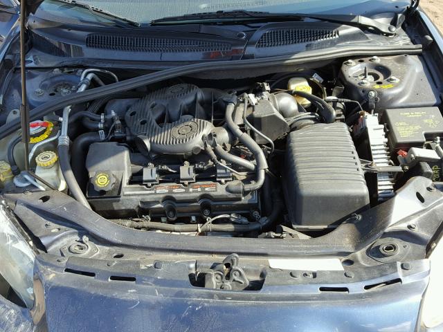 1C3EL65R12N147381 - 2002 CHRYSLER SEBRING LI BLUE photo 7