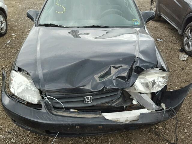 1HGEJ8140XL041189 - 1999 HONDA CIVIC EX შავი ფოტო 7