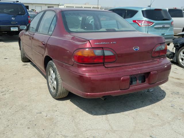 1G1NE52J13M680376 - 2003 CHEVROLET MALIBU LS MAROON photo 3