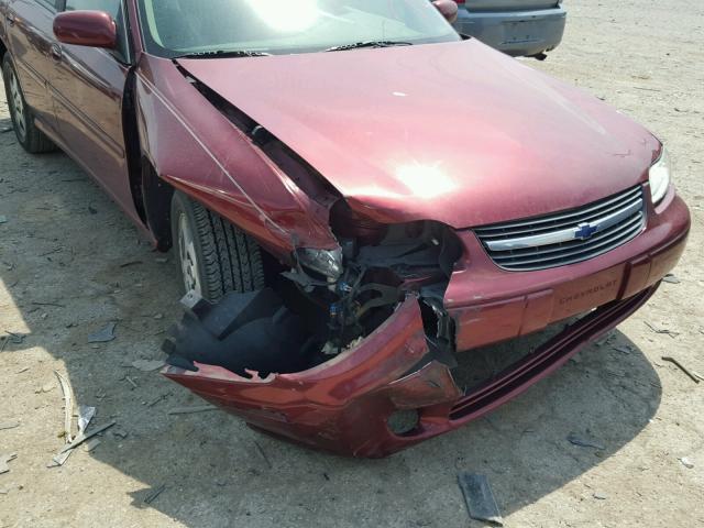 1G1NE52J13M680376 - 2003 CHEVROLET MALIBU LS MAROON photo 9