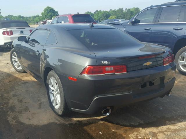 2G1FB1E36F9133057 - 2015 CHEVROLET CAMARO LS GRAY photo 3