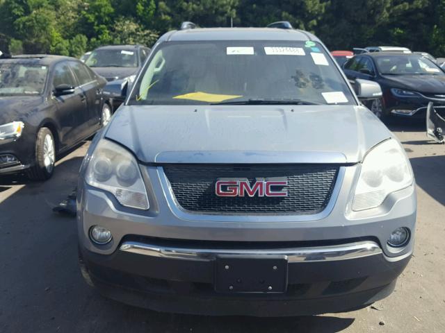 1GKER23708J177836 - 2008 GMC ACADIA SLT ვერცხლისფერი ფოტო 9