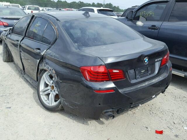 WBA5B1C53ED476110 - 2014 BMW 535 I BLACK photo 3