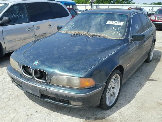 WBADE6323VBW51215 - 1997 BMW 540 I AUTO GREEN photo 2