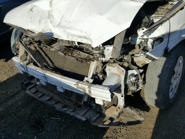 3FA6P0G72ER316375 - 2014 FORD FUSION S WHITE photo 9