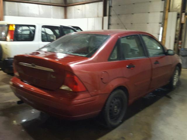 1FAHP3832YW126888 - 2000 FORD FOCUS ZTS BURGUNDY photo 4