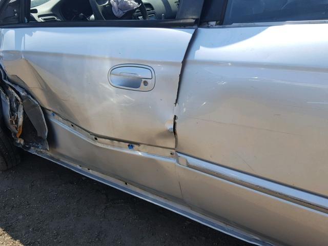 2HGEJ6611YH514843 - 2000 HONDA CIVIC BASE SILVER photo 10