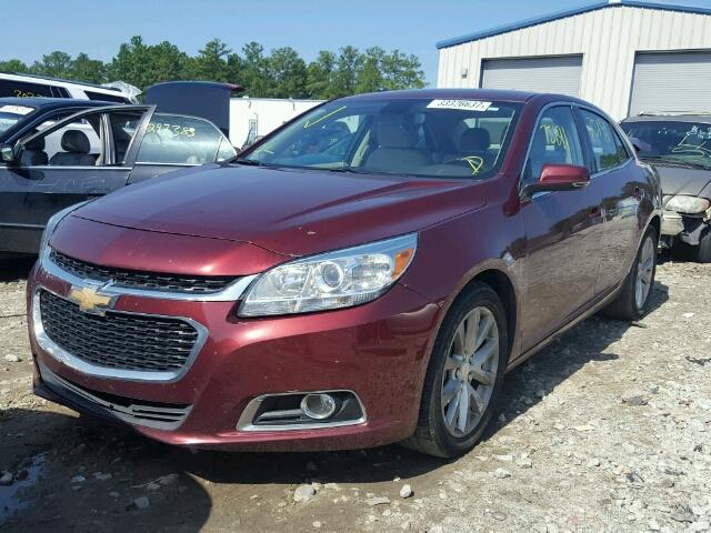 1G11D5SL9FF125719 - 2015 CHEVROLET MALIBU 2LT MAROON photo 2