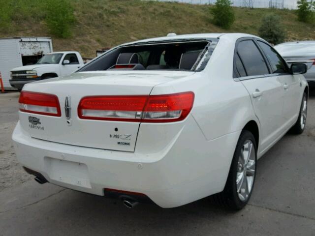 3LNHL2JC7CR811678 - 2012 LINCOLN MKZ თეთრი ფოტო 4