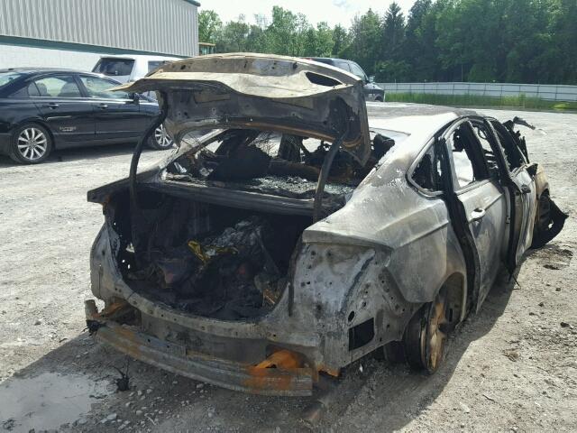 3FA6P0HR2DR274711 - 2013 FORD FUSION SE BURN photo 4