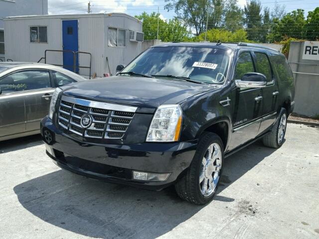 1GYS3HEF4CR177463 - 2012 CADILLAC ESCALADE E BLACK photo 2