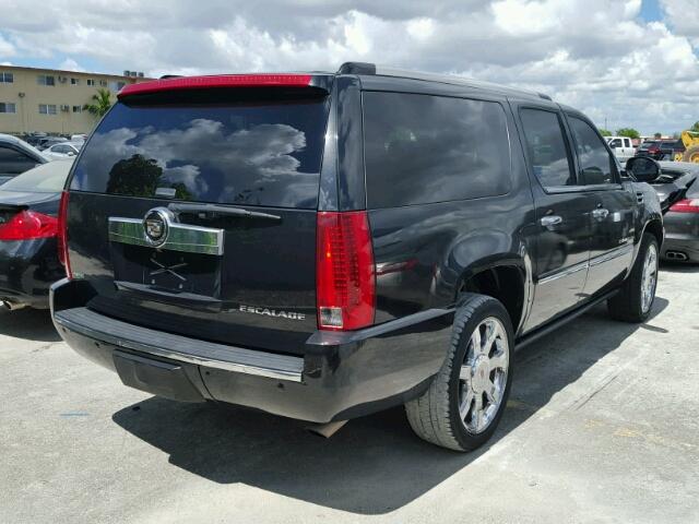 1GYS3HEF4CR177463 - 2012 CADILLAC ESCALADE E BLACK photo 4