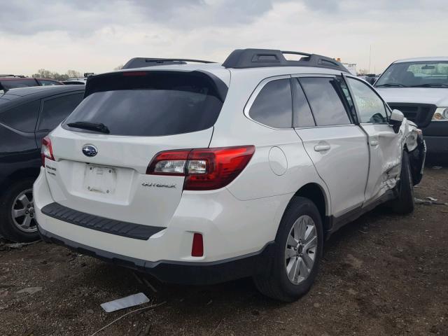 4S4BSBDCXF3266535 - 2015 SUBARU OUTBACK 2. WHITE photo 4