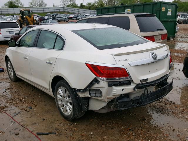 1G4GD5ER8CF327184 - 2012 BUICK LACROSSE P WHITE photo 3