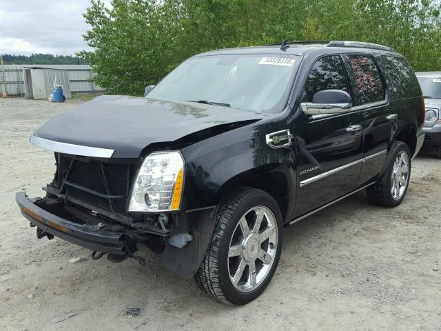 1GYS4EEJ1CR238784 - 2012 CADILLAC ESCALADE H BLACK photo 2