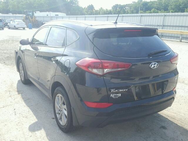 KM8J3CA48GU066888 - 2016 HYUNDAI TUCSON LIM BLACK photo 3