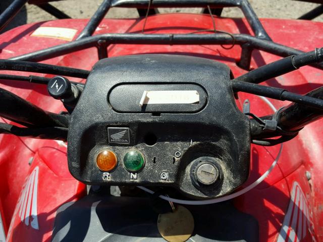 1HFTE2109E4507252 - 2014 HONDA TRX250 TM RED photo 8