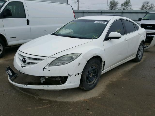 1YVHZ8BH8A5M54375 - 2010 MAZDA 6 I WHITE photo 2