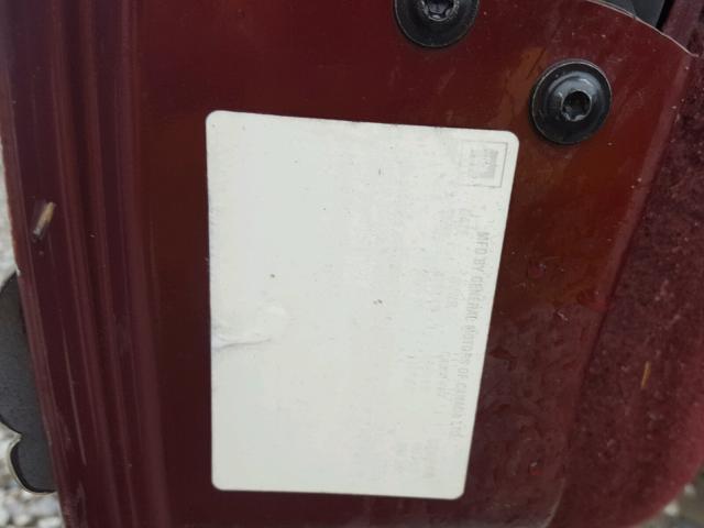 2G1WL52M4V1126722 - 1997 CHEVROLET LUMINA BAS წითელი ფოტო 10