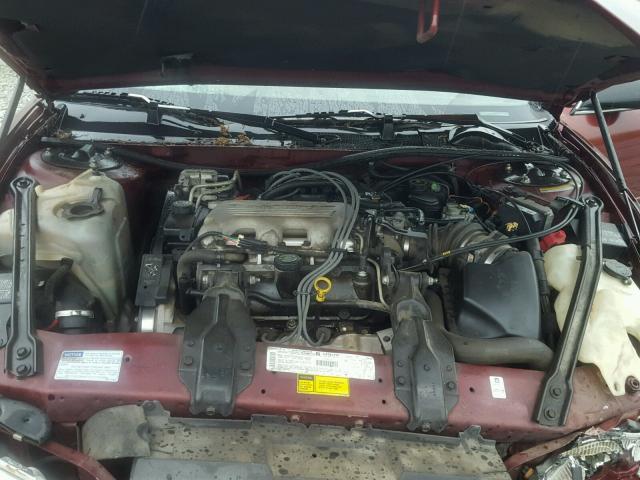 2G1WL52M4V1126722 - 1997 CHEVROLET LUMINA BAS წითელი ფოტო 7