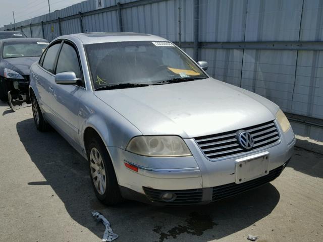 WVWSH63B62P132577 - 2002 VOLKSWAGEN PASSAT GLS SILVER photo 1