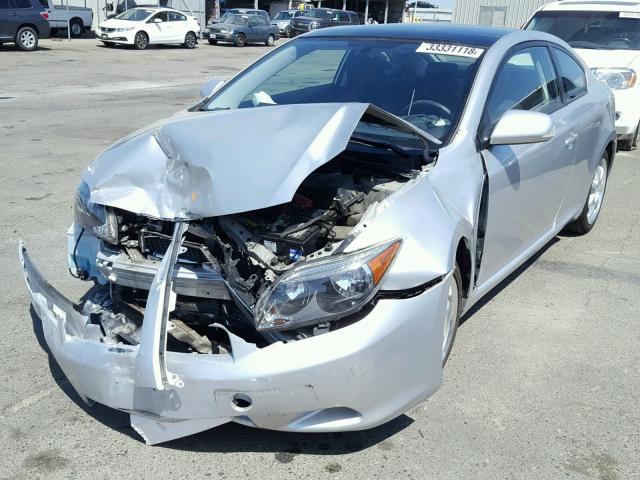 JTKDE167160116967 - 2006 TOYOTA SCION TC SILVER photo 2